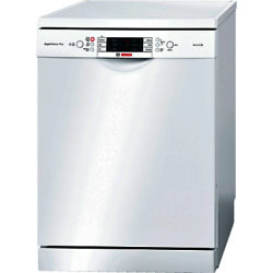 Bosch SMS69M12GB Freestanding Dishwasher, White